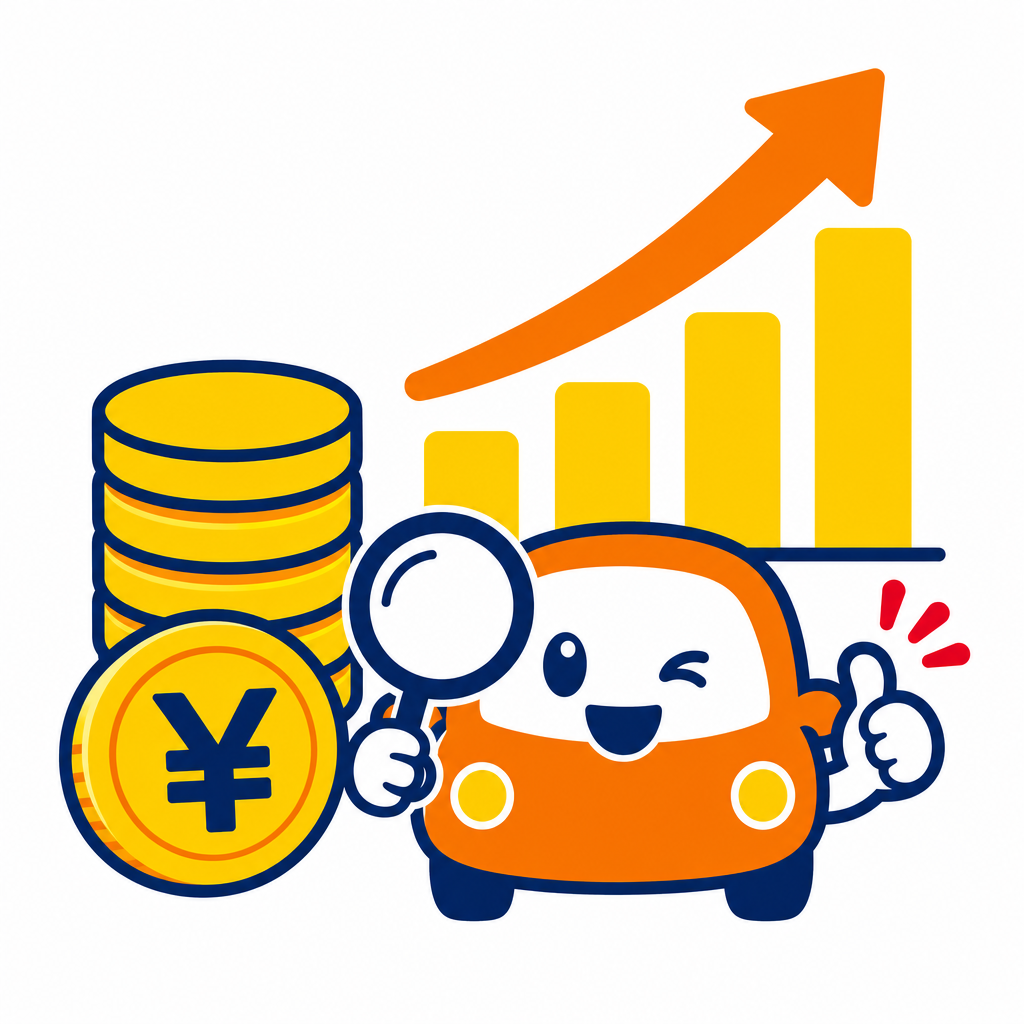 車検費用の実勢調査を表すアイコン